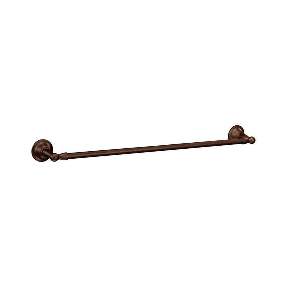 Moen Sage Oil Rubbed Bronze Towel Bar 18 in. L Brass
