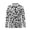 Black Cow Pattern, variant on Aplkyhs Brown Cow Pattern Golf Shirts for Women Long Sleeve Cloth Quarter Zip Lightweight Fit Plain Machine Washable Suitable for Outdoor Sports for Winter Outdoor Sports