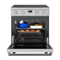 thumbnail image 2 of 30 in. Professional Electric Range with 14900W of Power, 240V in Stainless-Steel (KM-EPR-30AP-SS), 2 of 13