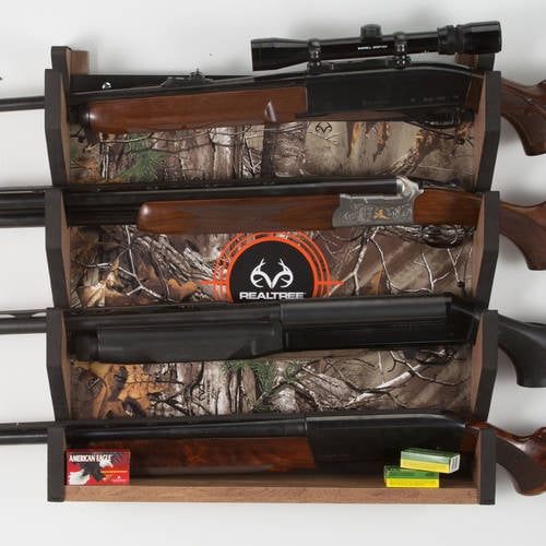 REALTREE Xtra Camo 4 Rifle/Shotgun Gun Wall Storage/Display Rack