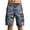 Blue, variant on CIENVNSTG Men's Multi-Pocket Washed Cotton Cargo Shorts, Loose Fit Knee-Length Casual Shorts with Drawstring Hem Green L