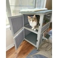 thumbnail image 5 of Aivituvin Cat House Outdoor with Large View Door Two Removable Floor, Feral Cat Shelter, 5 of 15