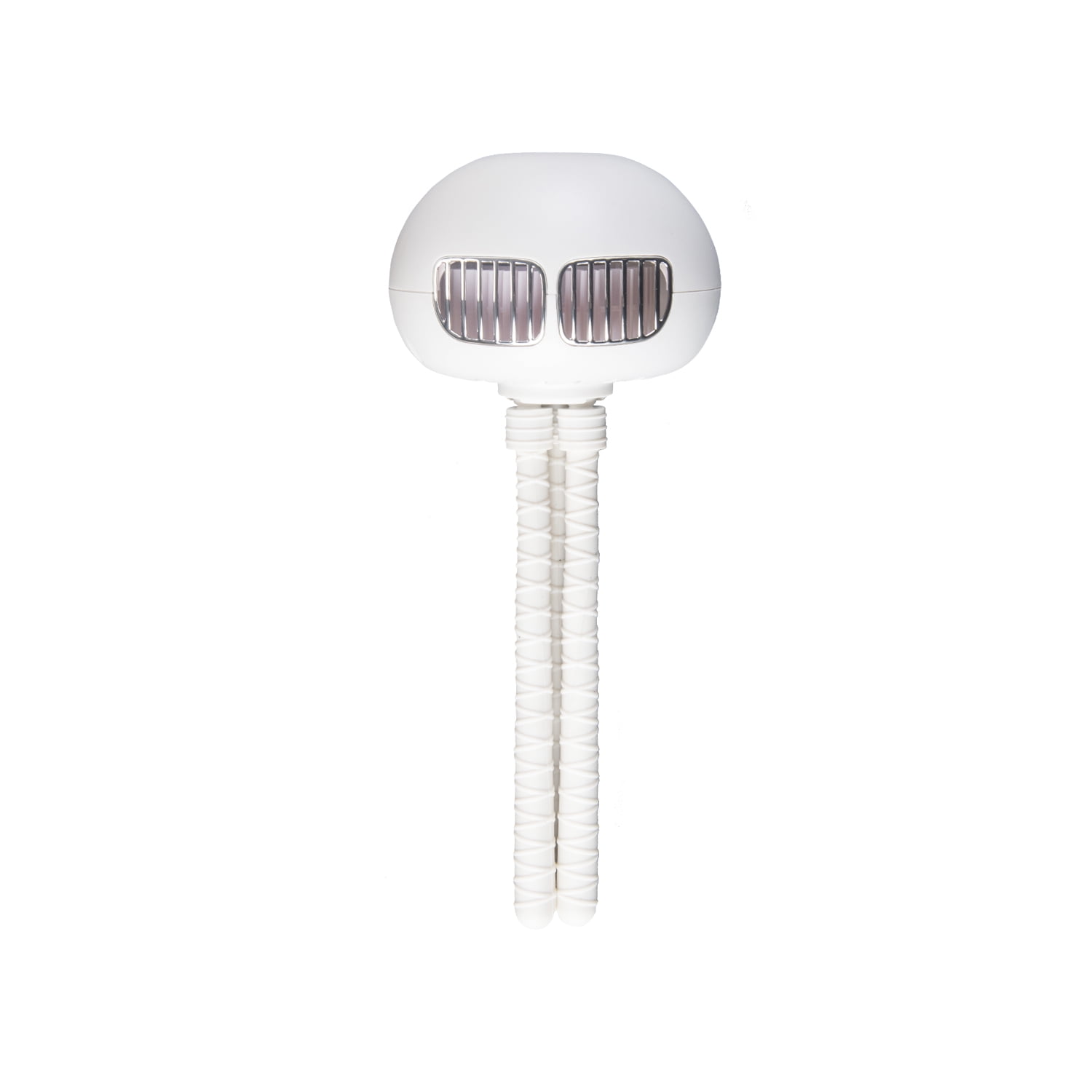 Auto Drive Alien Shape Shifting Portable Fan, 4 in, White