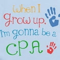 thumbnail image 2 of CafePress - Kids Future Cpa Infant Bodysuit - Baby Light Bodysuit, Size Newborn - 24 Months, 2 of 4