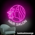 thumbnail image 5 of Handmadetneonsign Hair Salon Neon Sign, Hair Wall Art Decor, Beauty Neon Light, Hair Salon Wall Decor 61218, 5 of 5