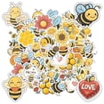 thumbnail image 5 of 35pcs Cute Stickers Kids Stickers Bee Stickers Funny PVC Stickers for Phone Luggage Laptop, 5 of 9