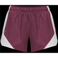 thumbnail image 1 of Ladies Olympus Shorts, Maroon & White - Extra Small, 1 of 1