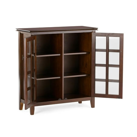 Simpli Home - Artisan Media Cabinet for Most Flat-Panel TVs Up to 42" - Brown