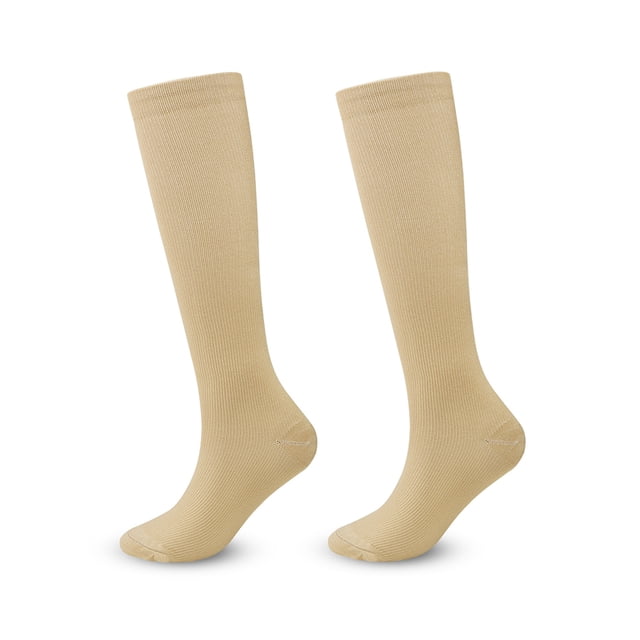 Compression Socks for Women & Men Knee High Socks Support for Running, Athletic, Cycle, Nursing, Travel