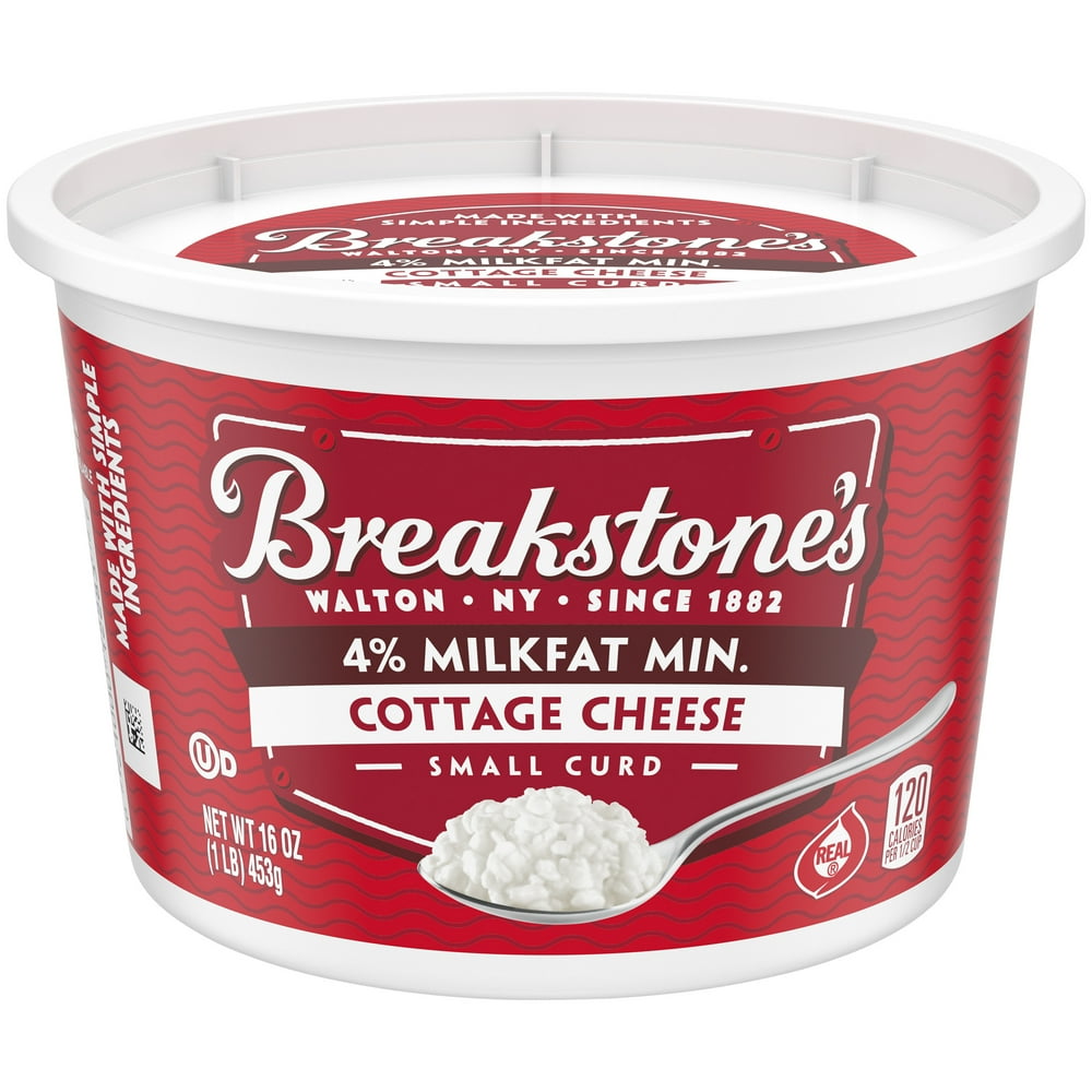 Breakstone's Small Curd Cottage Cheese with 4 Milkfat, 16 oz Tub