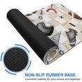 thumbnail image 6 of Long Mouse Pads for Desk,Football Equipment Checkered Pattern Desk Mats on Top Of Desks, Desk Mouse Pad Extra Large with 3mm Non-Slip Base and Stitched Edge for Gaming,Office,Work,Home 31.5"x11.8", 6 of 6