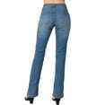 thumbnail image 4 of MixMatchy Women's Sexy Stylish Flare Bell Bottom Slim Bootcut Jean, 4 of 6
