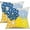 Blue Yellow, variant on Outdoor Pillow Covers 18x18 Inch Set of 2 Yellow Blue Flower Decorative Waterproof Spring Summer Outdoor Pillow Covers for Patio Funiture Garden Couch 168E18