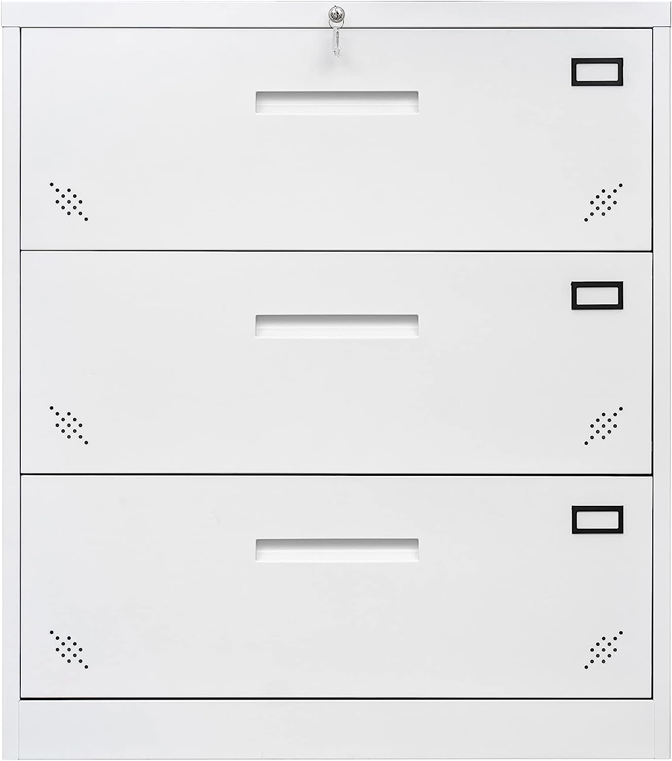 AngLink 3 Drawer Lateral Filing for Legal/Letter A4 Size, Large