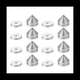 thumbnail image 1 of Juego De 8 Pies De Soporte De Altavoz Almohadilla De Pie AleacióN De Aluminio Puntas De Metal Cono Piso Pie Clavo Plata, 1 of 7