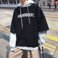 thumbnail image 3 of Sudadera con capucha negra estilo hip hop, sudaderas con gráficos de manga para hombre, ropa estética cálida y animé para hombre, divertida, holgada, de algodón, para otoño, 3 of 5