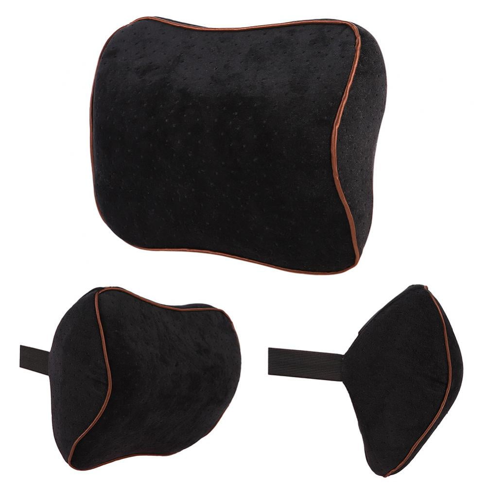  Dreamer Car Back Support Lumbar Support for Car & Car Neck  Pillow kit for Driving Fatigue Relief,Memory Foam Ergonomic Car Pillow  Comfort Your Neck and Back,Black : Home & Kitchen