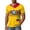 Blue, variant on 2026 Soccer Cup Retro Jersey Henley for Men, Short Sleeve Button Neck Graphic Tee with Country Flag & Ball Print for Game Day & Summer Casual Blue L