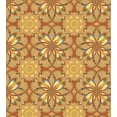 thumbnail image 3 of Vintage Duvet Cover Set, African Cultural Themed Pattern with Middle Ages Floral Motifs Art, Decorative 3 Piece Bedding Set with 2 Pillow Shams, Queen Size, Sand Brown and Multicolor, by Ambesonne, 3 of 3