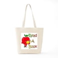 thumbnail image 6 of CafePress - Read A Book Tote Bag - Unisex Canvas Tote Bag, Beige, 1-Piece, 6 of 7