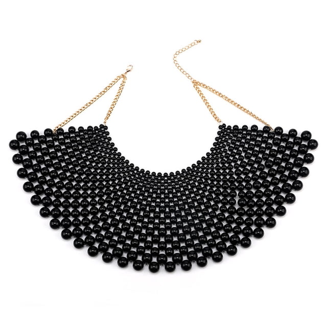 Guardurnaity Collar de aleación para mujer, reemplazo de cuentas portátil, colgante de Color sólido, fotografía de boda, Collar para mujer, regalo de Ropa, zapatos y accesorios Miscelánea Negro Guardurnaity AP014892-03