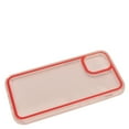 thumbnail image 3 of Apple iPhone 12 PRO MAX /6.7" Slim Crystal Transparent Clear + Red Frame Shield Shockproof Hybrid Hard Acrylic Heavy Duty Shock-Absorption TPU Phone Cover forApple iPhone 12 Pro Max, 3 of 4