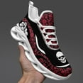 thumbnail image 5 of Coolcustomize Men's Road Runnig Shoes Non-Slip Lightweight Fashion Skull Rose Walking Sneaker Athletic Cool Cushioned Sport Shoes for Women, 5 of 6
