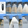 thumbnail image 4 of MUCH Outdoor Solar Light 10000W LED Motion Sensor Radar Sensing Wall Street Lamp with Remote Control 9000K Commercial Dusk to Dawn Area Road Parking Lot Street Light IP67 Waterproof, 4 of 11