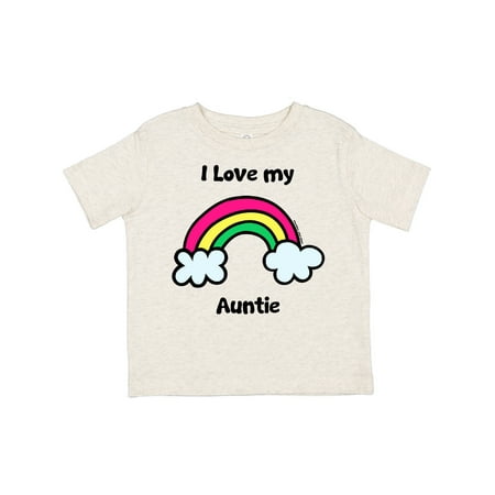 

Inktastic I Love My Auntie Gift Toddler Boy or Toddler Girl T-Shirt