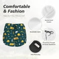 thumbnail image 4 of Pofeuu Camping Print Women's Athletic Shorts Running Workout Shorts Tummy Control Quick Dry Gym Shorts with Pockets Double layer sports shorts-XX-Large, 4 of 7