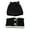 Black, variant on Zhaomeidaxi Kids Winter Beanie Hat and Scarf Set 2-Pieces for Boys and Girls 1-8 Years Cold Snow Knit Cap with Fleece Lining