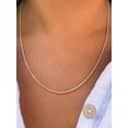 thumbnail image 5 of 10K Yellow Gold Necklace Gold Rope Chain 16" 18" 20" 22" 24" 26" 30, 5 of 9