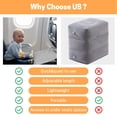 thumbnail image 3 of Reposapiés De Cama De Avión Para Niños Pequeños, Plegable Portátil, 3 of 7