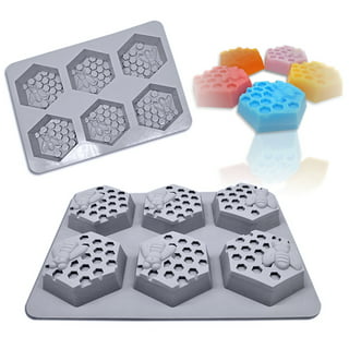Bee Honeycomb Cake Mold Mould Soap Mold Silicone Flexible Chocolate Mold