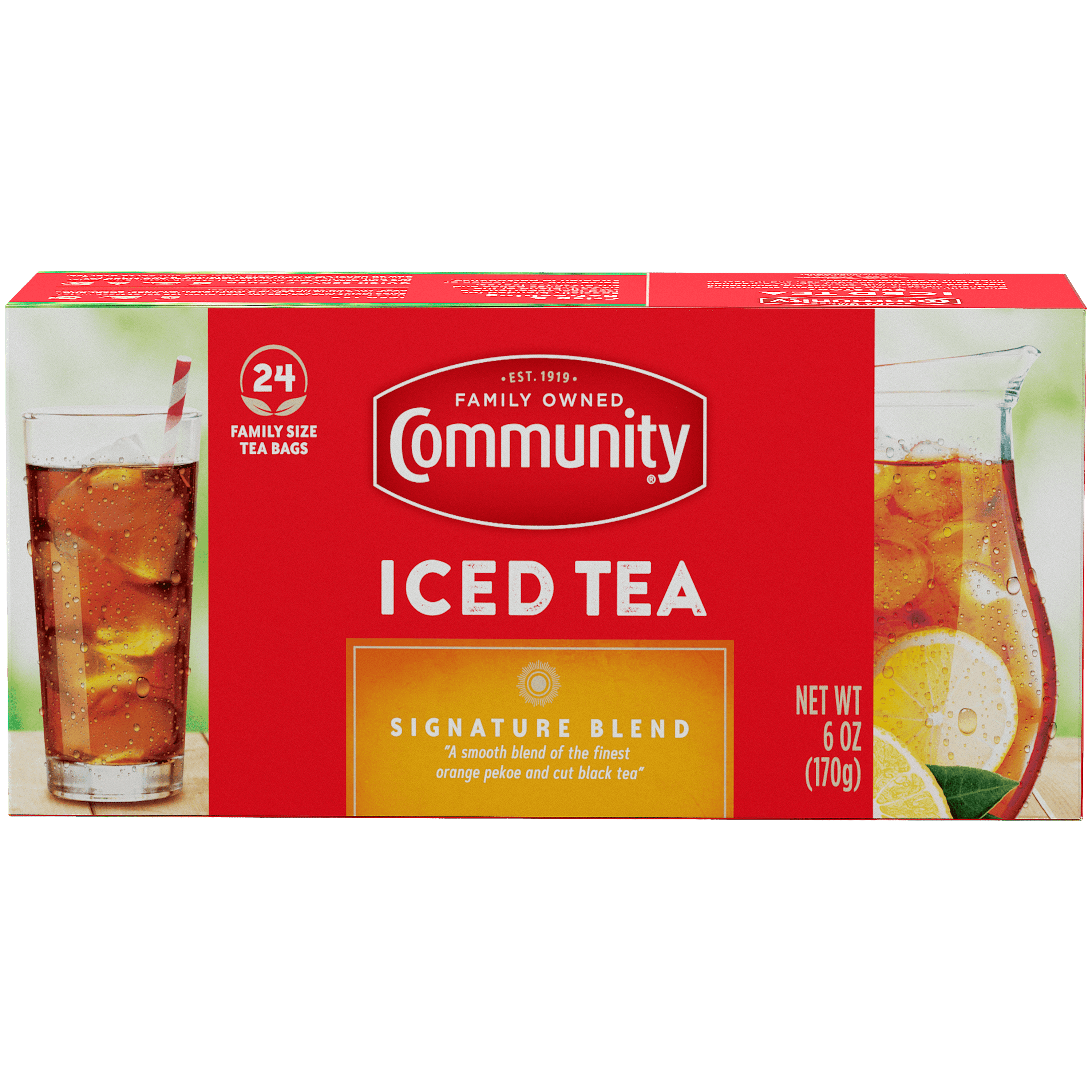 (3 pack) Community Coffee Signature Iced Tea 24 Ct Box