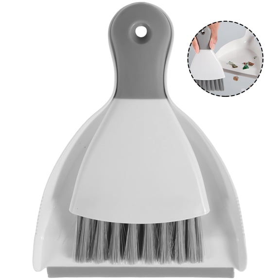 JTNero Mini Dustpan and Brush Set Portable Table Top Cleaning Brush and Dustpan Set Dining Table Crumb Sweeper with Soft Bristles for Home Office