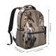 thumbnail image 2 of Disketp Funny Horse Faces Expressions Mochila Estampada para Hombre y Mujer – Mochila Ligera Clásica con Múltiples Bolsillos para Universidad, Trabajo y Viajes-One Size, 2 of 5