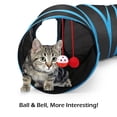 thumbnail image 4 of Túnel para Gatos Pawaboo en Forma de S 25x97 cm con Pelotas Azul, 4 of 7