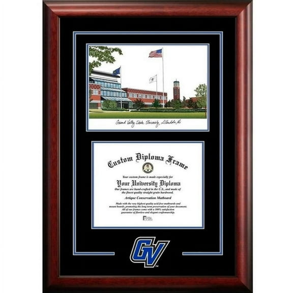Grand Valley State Lakers 7" x 9" Spirit Graduate Frame with Campus Image