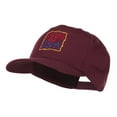 thumbnail image 2 of God Bless the USA Embroidered Cap - Maroon OSFM, 2 of 5