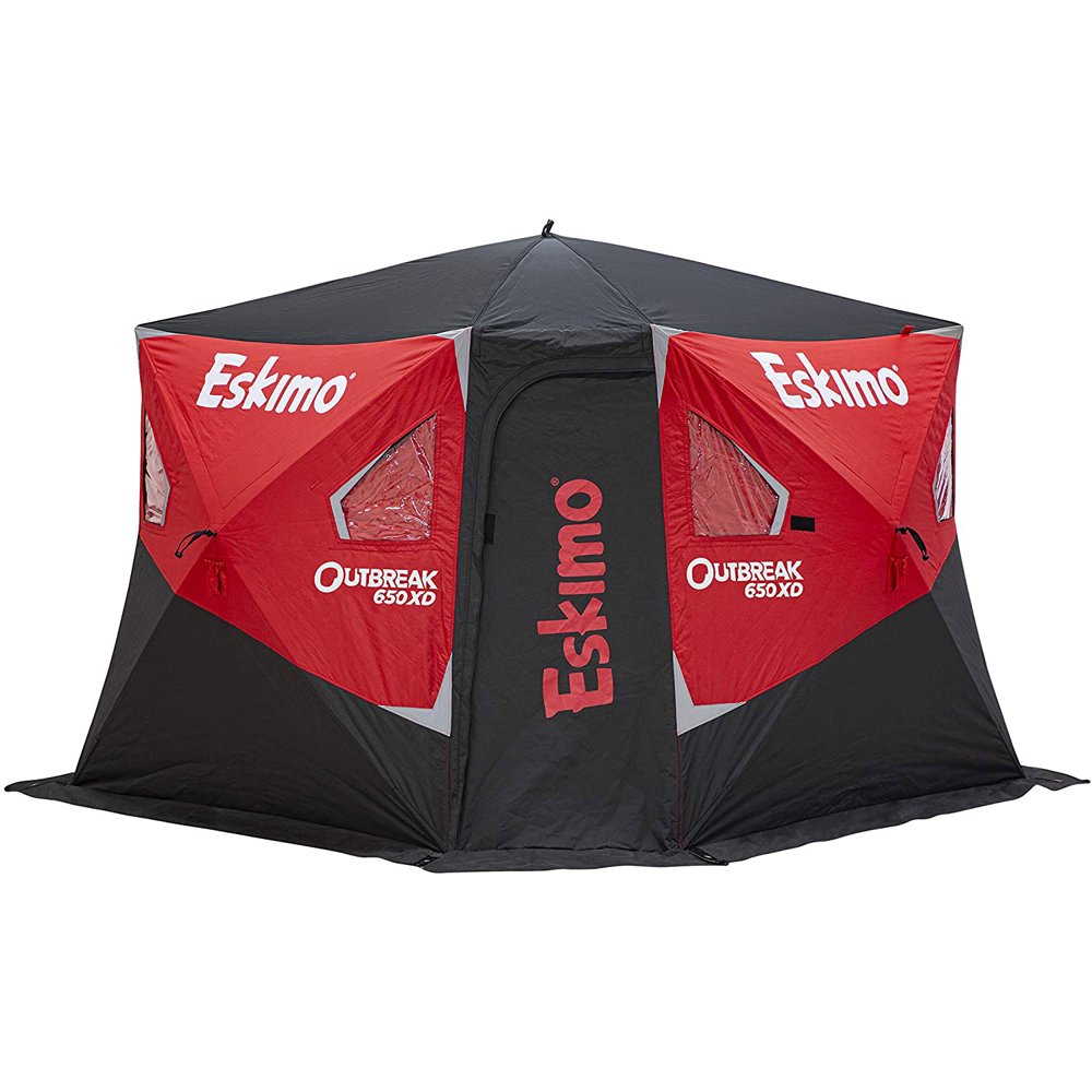 Eskimo 40650 Outbreak 650XD Portable Insulated PopUp Ice Fishing Shelter, 57 Person Walmart