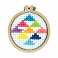 thumbnail image 5 of XIBUFE Stitch Frame Embroidery Hoop Diy Decoration Fixed Frame Gifts Hand Mini Ornaments Round Tools Wooden 10Pcs Set, 5 of 7