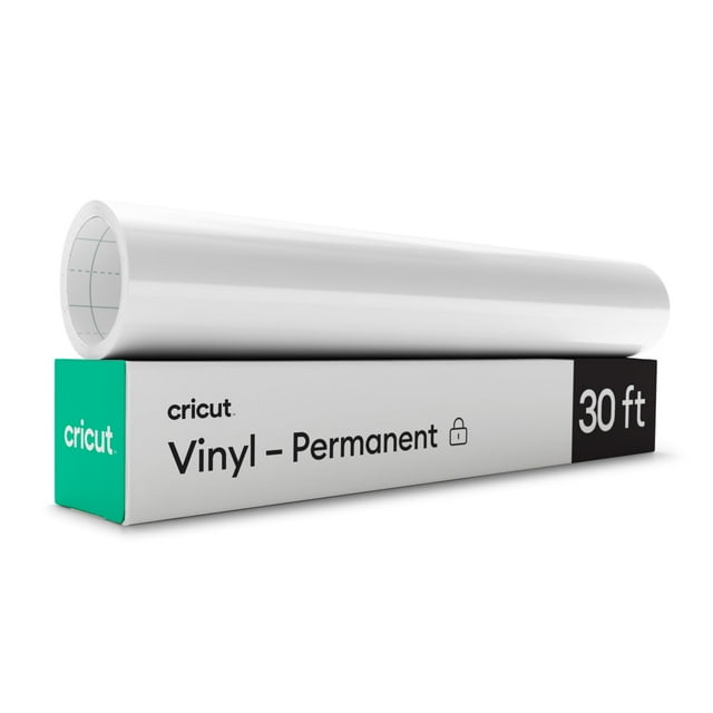 Rollo de vinilo Cricut Bulk Premium blanco permanente de 12 x 457 cm