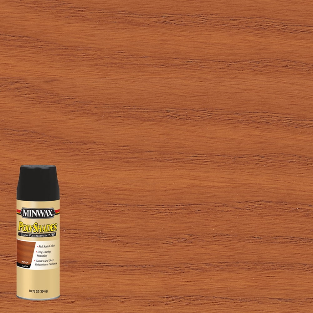 Minwax® PolyShades® Aerosol Pecan, Satin, 10.75Oz