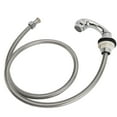 thumbnail image 6 of Salon Shampoo Bowl Spray Head, Hair Wash Basin Faucet Shower Head Hose, Hair Sink Replacement Part, Durable Handheld Sprayer for Shampoo Bed Chair, Spa Beauty Salon, Sliver, 6 of 7