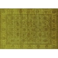 thumbnail image 1 of Ahgly Company Machine Washable Indoor Rectangle Oriental Turquoise Blue Industrial Area Rugs, 2' x 4', 1 of 4
