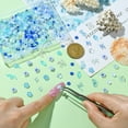 thumbnail image 6 of 50Pcs Random Blue Series Resin Nail Art Cabochons Mixed Shape No Hole Beads for Nail Art Making, 6 of 8