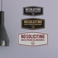 thumbnail image 3 of Fancy No Soliciting (Unless You Are Selling Cookies) Sign (Navy Blue/Gold) - Small, 3 of 5