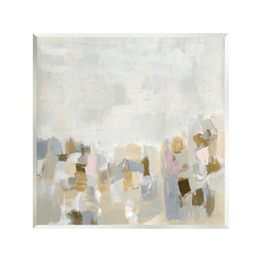 Stupell Industries Modern Flecked Landscape Abstract Painting Unframed Art Print Wall Art, 12 x 12