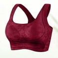 thumbnail image 4 of Levmjia Women's Bras Seamless Wirefree Solid Color Non Steel Comfortable Breathable Bras Everyday Wear Light Support Sports Underwear, 4 of 8